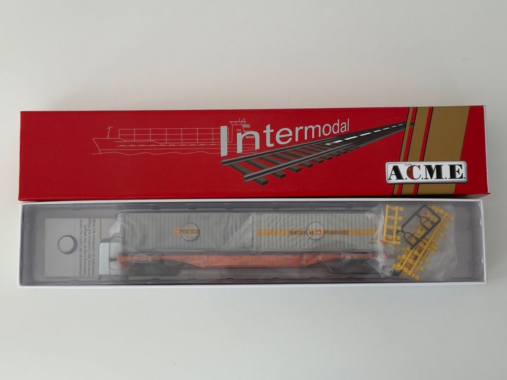 Hag 392, SBB Flachwagen Sgss, Containerwagen Bertschi, GL= (Neu (gemäss