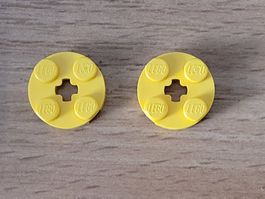 Lego - pièce ronde et jaune (4032 05 2) rundes gelbes Stück