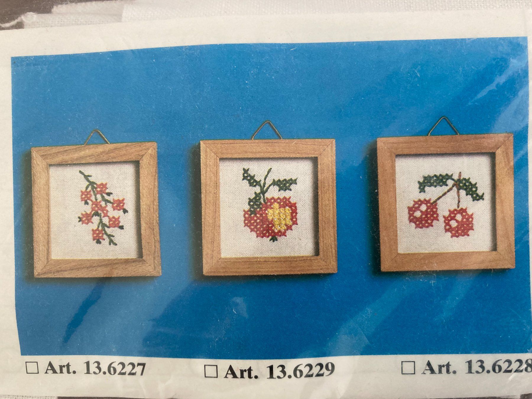 Kit bricolage: 3er Set  Stickbild  Früchte  Miniatures neu OVP – Nuovo e nell'imballaggio originale da Subingen venduto da ArtBead 1