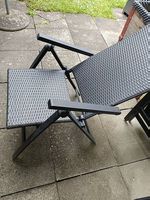 Gartenstuhl / Hochlehner aus Polyrattan  verstellbar