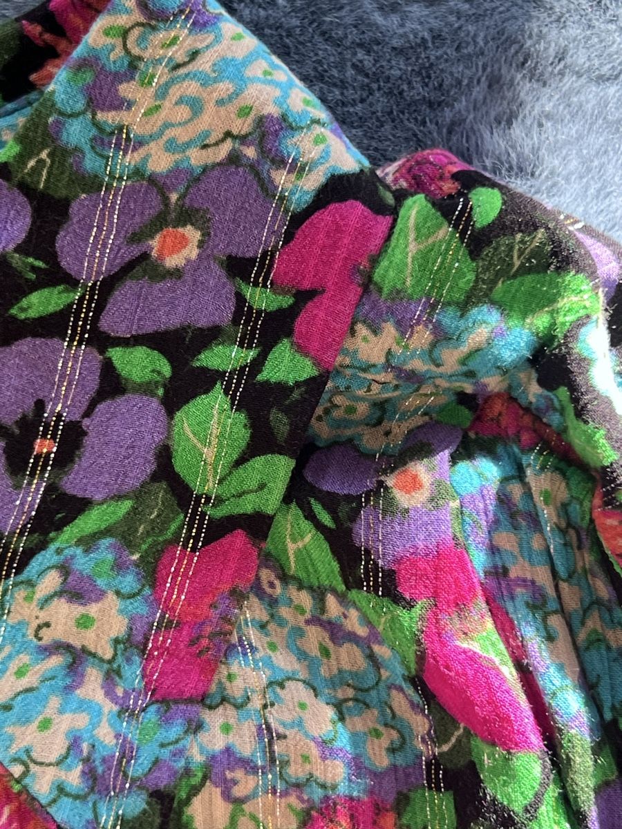 Ba&Sh Camicette: Bash Bluse 36  38 S M Blumen Glitzerfäden  – Usato da Basel venduto da nicolebrown78 2