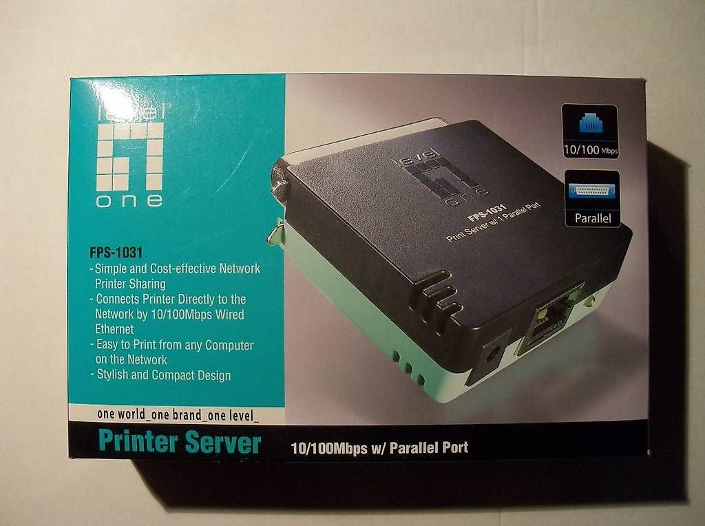 Server: LevelOne FPS-1031 Parallelport LAN Printerserver – Usato da Remetschwil venduto da l2000ca
