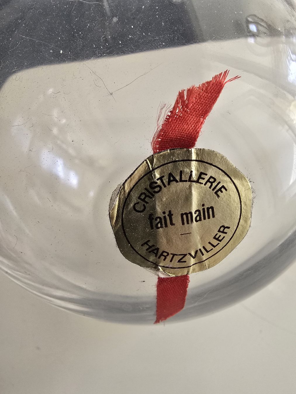 Accessoires: Schöne Cristal Glasflasche – D'occasion à Biel/Bienne par alexriveros2 1