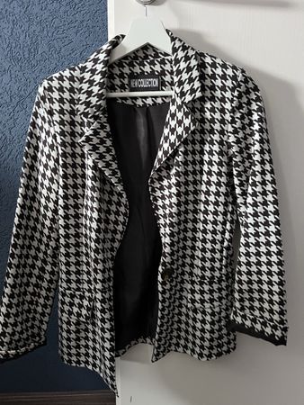Veste pied-de-poule, parfait pour l'automne!