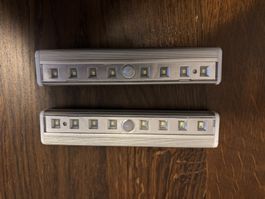 2 LED Sensorleuchten