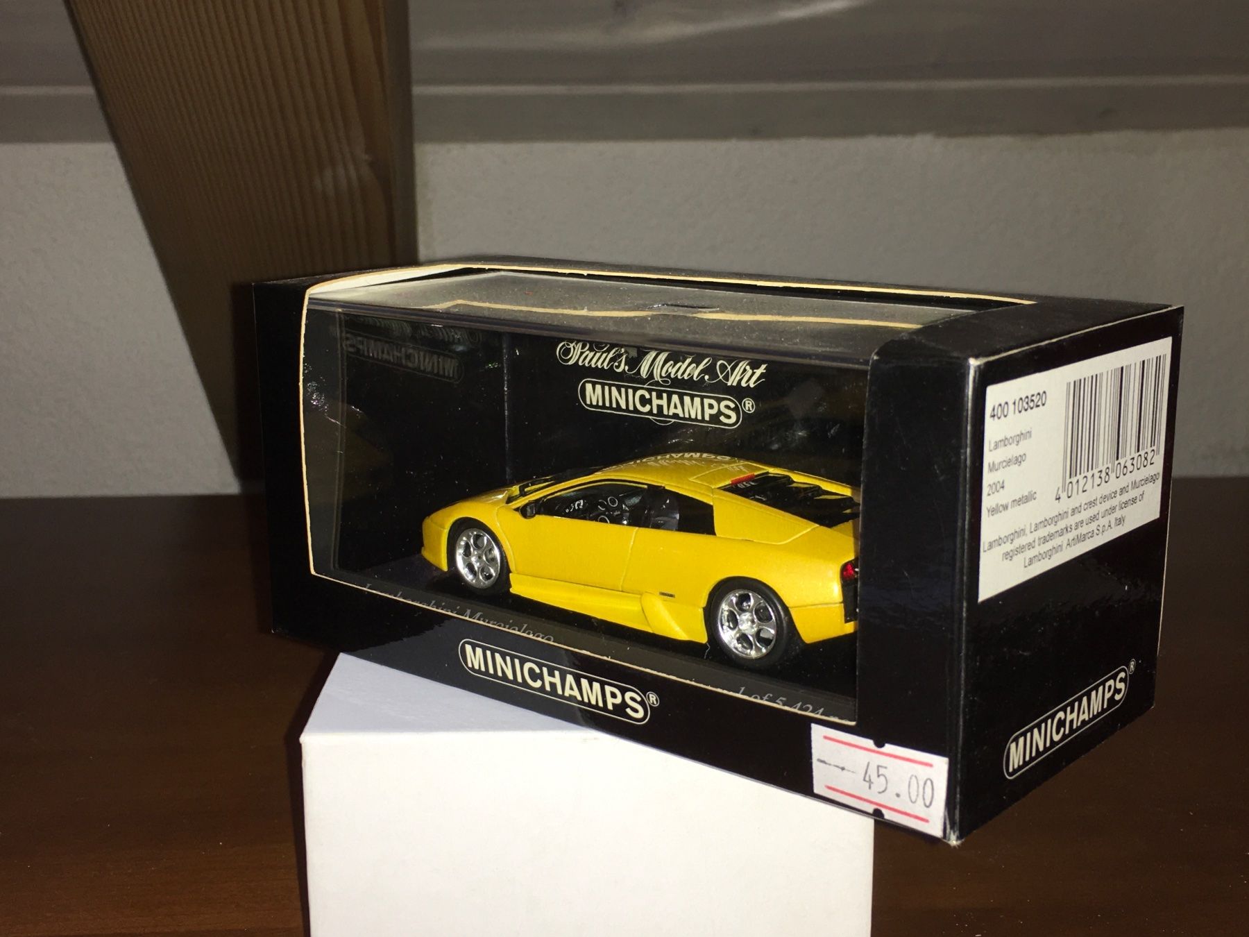 Lamborghini Modellini d'auto: Lamborghini Murcielago 2004 - 1/43 Minichamps – Nuovo (secondo la descrizione) da Wohlen AG venduto da PrivatSammlung 1