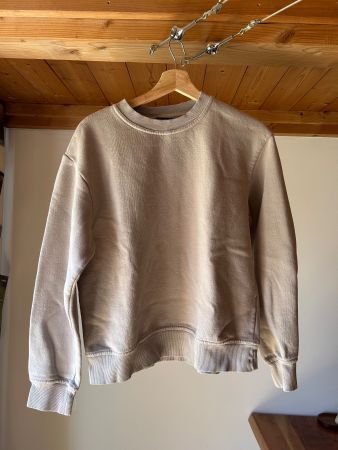 Zara Basic Beige Baumwollpullover, guter Zustand, Grösse M