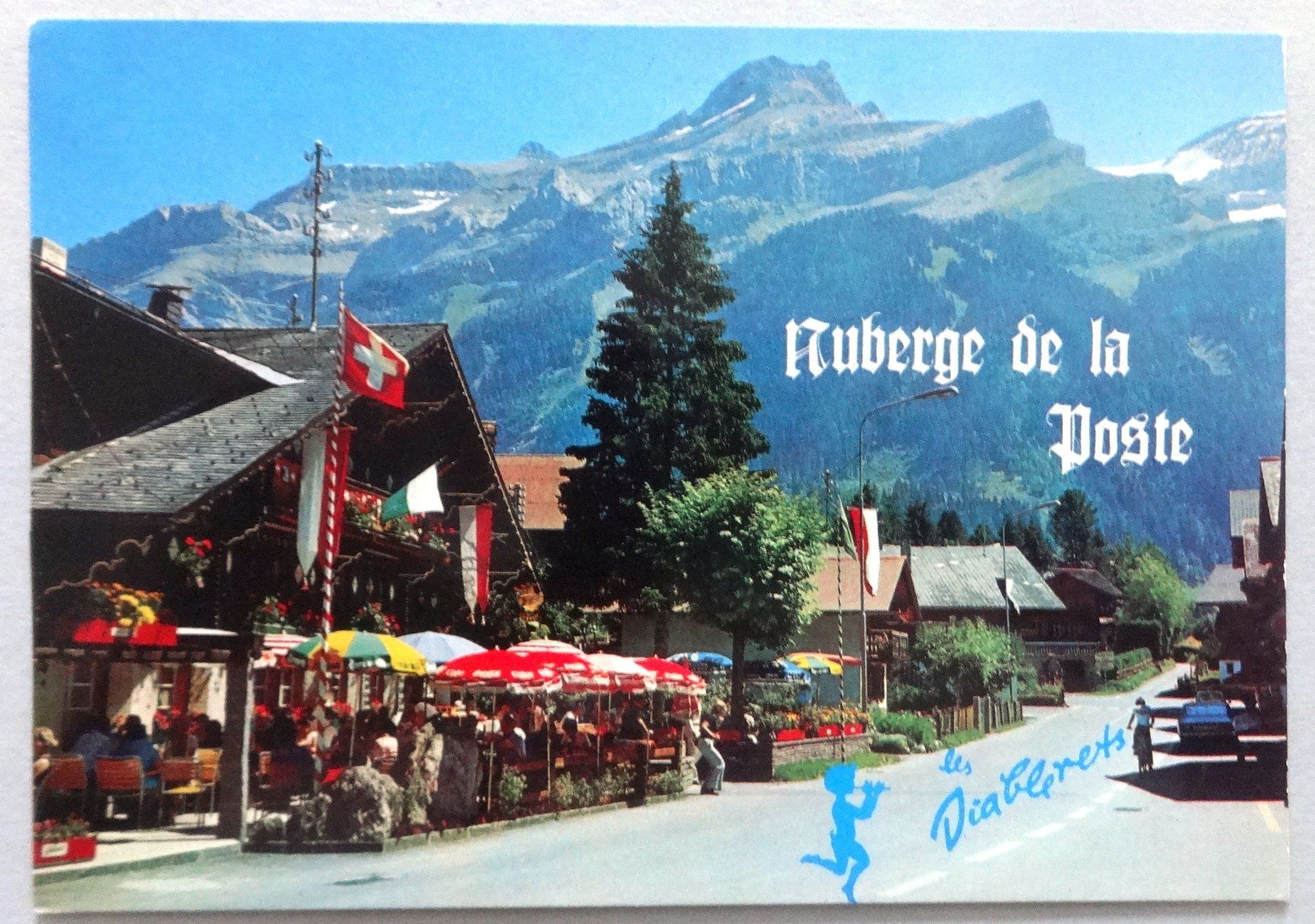 Cartes postales: Auberge de la Poste, Les Diablerets – D'occasion à Fétigny par Billy2miny