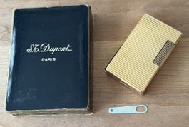 restauriertes original Vintage S.T. Dupont Ligne 1 Feuerzeug