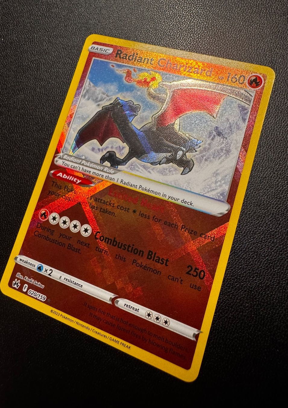 Pokémon Carte collezionabili: Pokemon Radiant Charizard 020/159 EN - Crown Zenith – Usato da Eschen venduto da SenseiS3 1