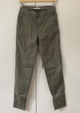 Hose Chino 32/34 grün khaki Esprit