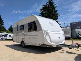 Wohnwagen Knaus Südwind 450 ab MFK mit Mover und Luftvorzelt