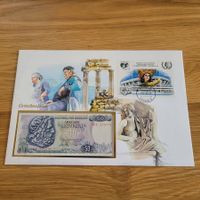 Banknoten Brief - Lettre avec billet de banque Griechenland
