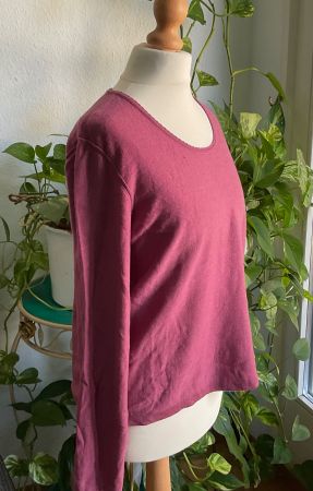 Sublime pull vieux rose SONIA RYKIEL pure laine t. 44