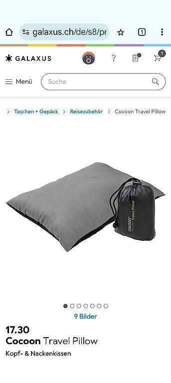 Cocoon Cuscini: Cocoon Travel Pillow S – Nuovo (secondo la descrizione) da Matten b. Interl venduto da ada_z6kw 2
