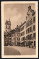 AK Aarau, Rathaus, Stadtkirche, 1918