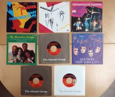 MANHATTAN TRANSFER - 8 VINYL SINGLES (VG - NM)