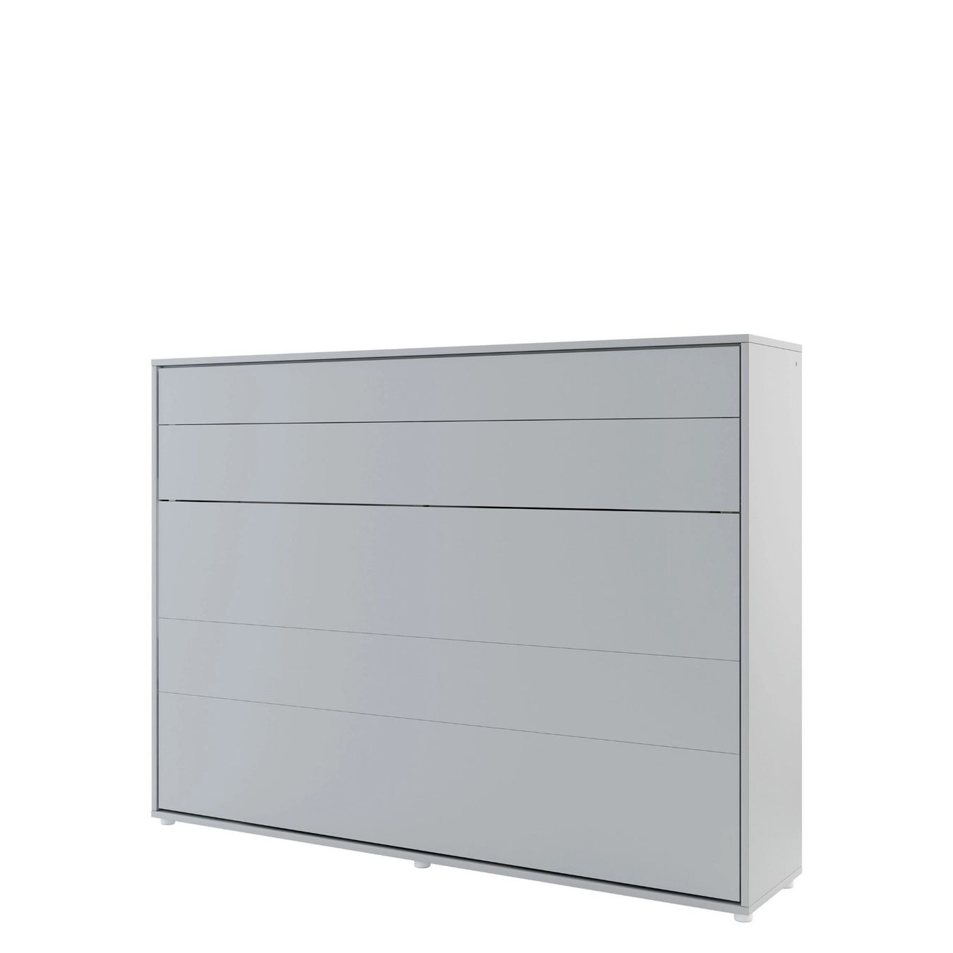 Letti: Schrankbett LEONIE Horizontal Grau + LED - 140x200cm – Nuovo e nell'imballaggio originale da Wallenwil venduto da toesstal-vertrieb 2