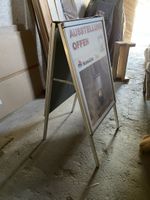 Werbe-Tafel klappbar A1 Aluminium 