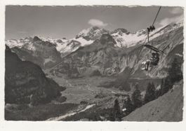 Ansichtskarte Sesselbahn Kandersteg-Oeschinen 1950