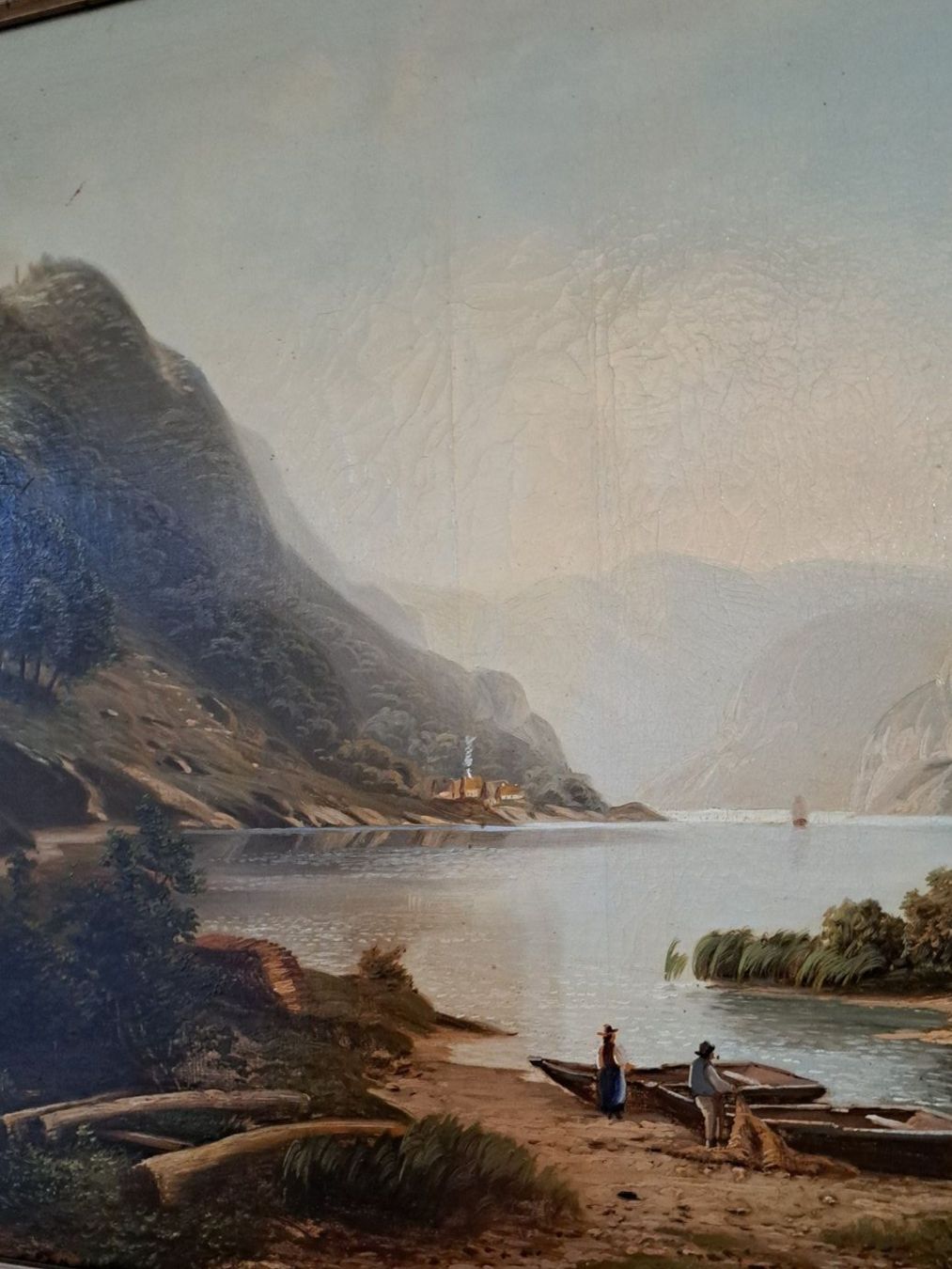 Dipinti: Arnold Friedrich Forstmann1842-1916 Gemälde Seenlandschaft – Usato da Birsfelden venduto da oleros 5