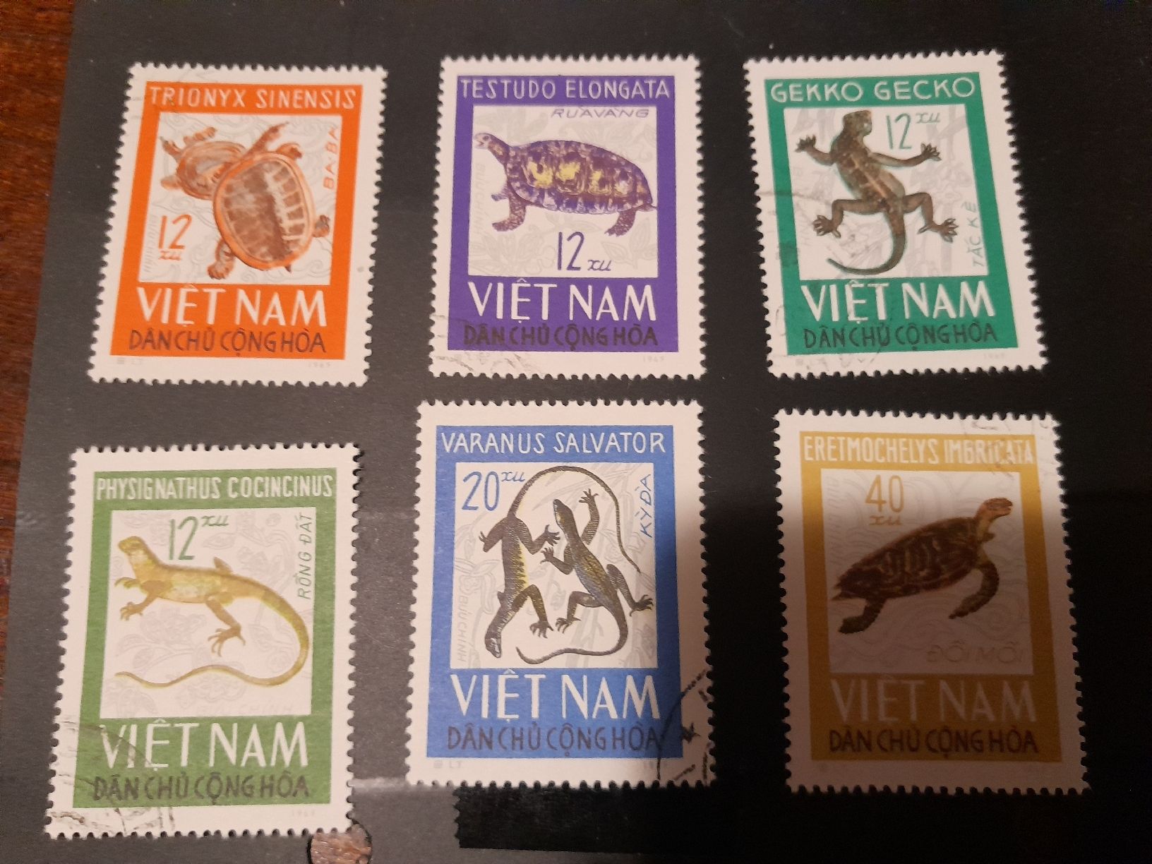 Tutti i francobolli: Vietnam 1966 reptiles – Usato da Marly venduto da globetrotter1723
