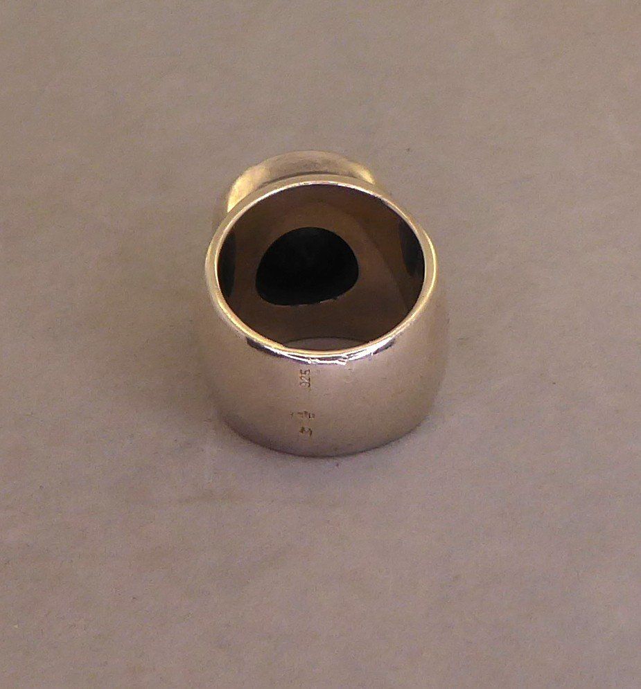 Ringe: Ring 925 Silber,  mir synthetischem Stein – Gebraucht aus Muri AG von Lineli2020 3