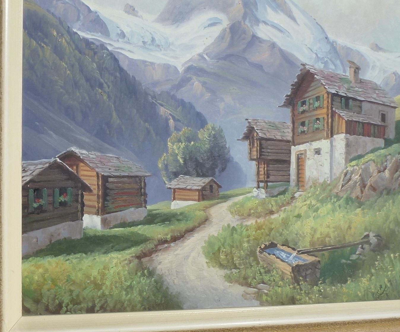 Tableaux: ++ Ölgemälde Matterhorn von E. Ernst – D'occasion à Walkringen par Casablanca777 2