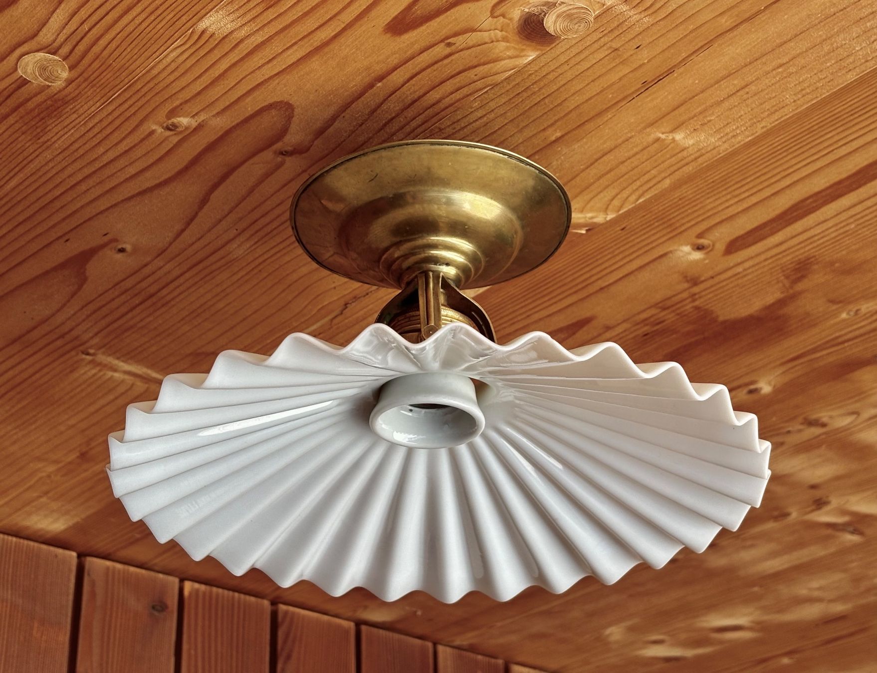 Lampade: Originale antike Jugendstil Deckenlampe Hängelampe – Usato da Lüchingen venduto da Eeizo