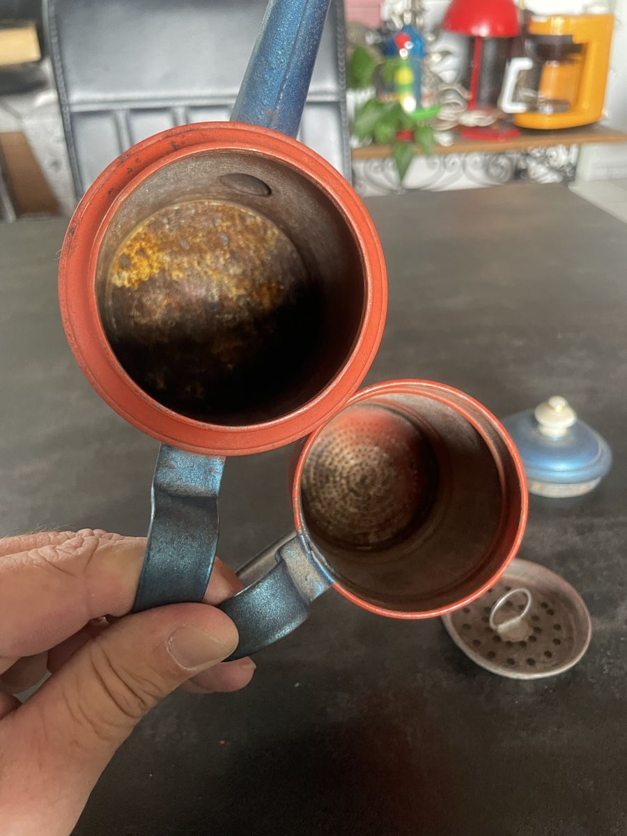 Macchine per caffè & Macchine per espresso: Cafetière Ancienne en Métal – Usato da Vallamand venduto da Bricbracbroc82 5