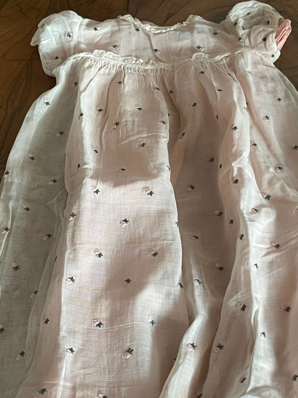 Vestiti & Gonne: wunderschönes Taufkleid, Baumw, mit Rosafutter – Usato da Zürich venduto da livifloli