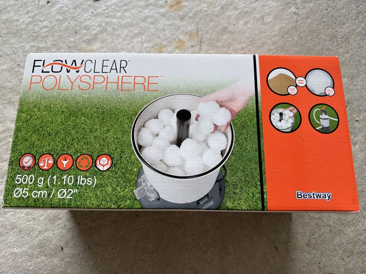 Bestway Schwimmbad-Zubehör: Bestway Flowclear Polysphere 500g neue Verpackung – Neu und originalverpackt aus Kaisten von Enjoy1976