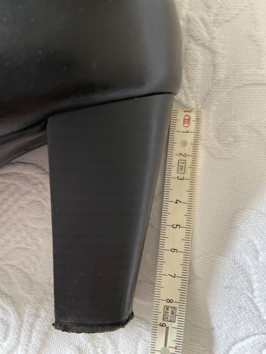 Globus Scarpe da donna: Schwarze Leder Stiefeletten Gr. 39 Herbst von Globus – Usato da Birsfelden venduto da Nic21 8