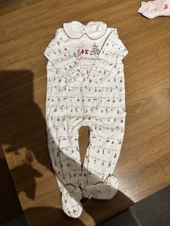 Mon premier Noël Next baby pyjama 9-12 mois