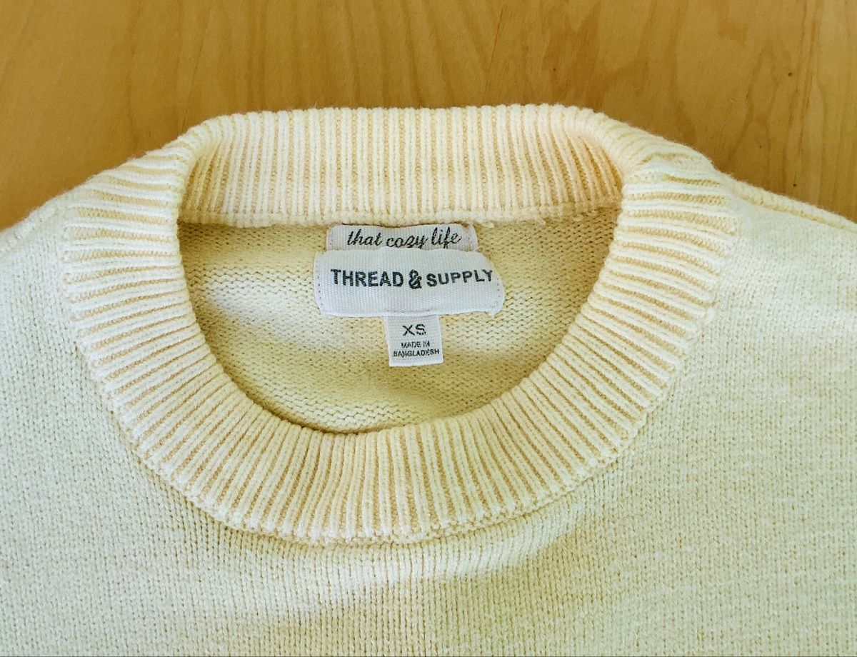 Pullover & Sweatshirts: Pullover Thread & Supply gelb Grösse XS 40% Viskose – Gebraucht aus Kreuzlingen von LoveTheSea 2