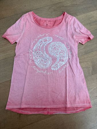 Lieblingsstück Damen T-Shirt Rosa Gr. S mit glizer Print