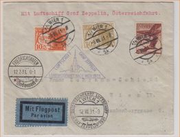 1931: Graf ZEPPELIN - Landungsfahrt nach Wien