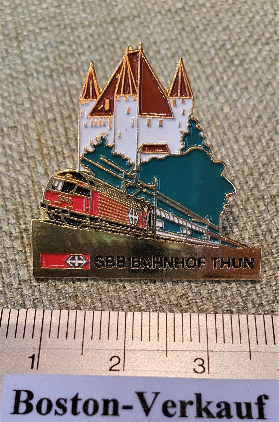 SBB/CFF/FFS Plaquettes & Badges: B095 - Pin SBB Bahnhof THUN – D'occasion à Reinach BL par Boston-Verkauf 2