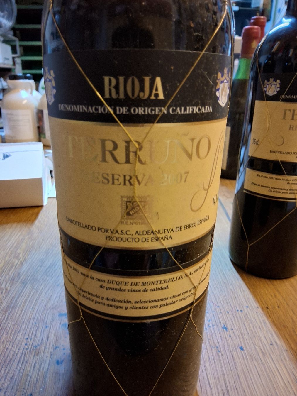 Rioja Wein: 3 Flaschen Rioja Terruno 2007 Nummeriert – Neu und originalverpackt aus Rorschach von TimelessTrading 1