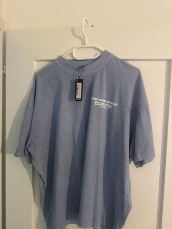 Oversize T-Shirt Blau/Grau – Neu mit Etikett