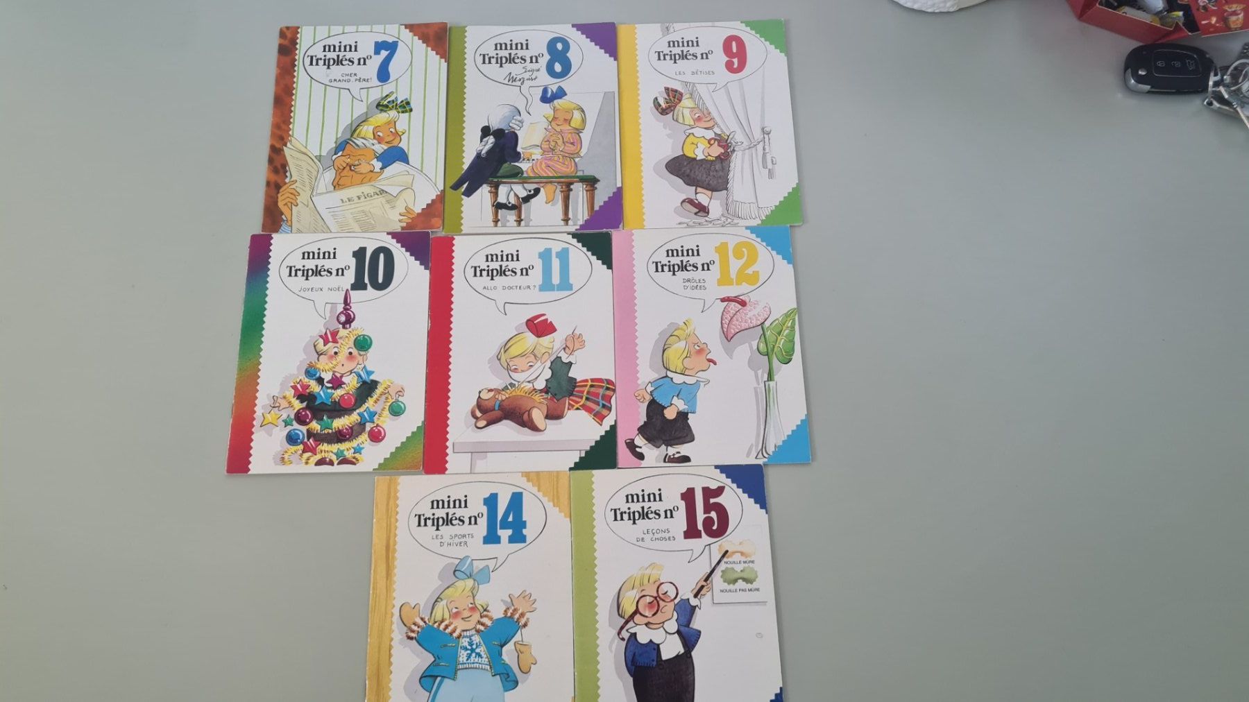 Fumetti: 14 mini livres : Les triplés – Usato da Châtonnaye venduto da Jaydee6 1