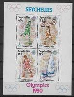 Seychellen Olympic Games 1980 Block Nr. 14 **