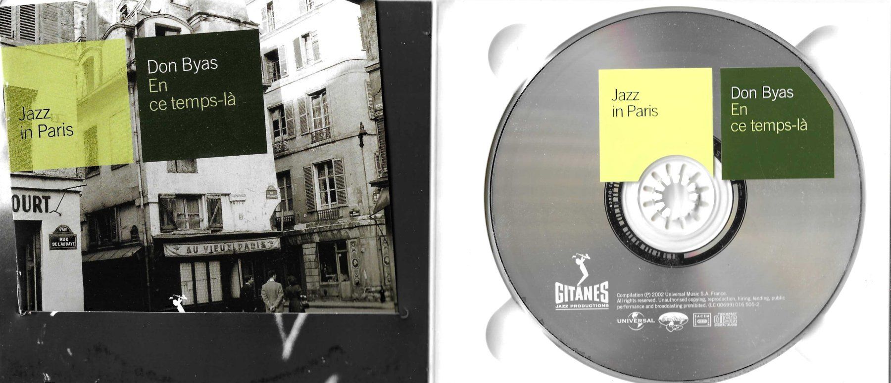 CD: Don Byas - En ce temps-là - Jazz In Paris – Usato da Savagnier venduto da Ne2065 2