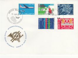 Sonderstempel S. 692 Muba Basel mit SBK 461 - 465