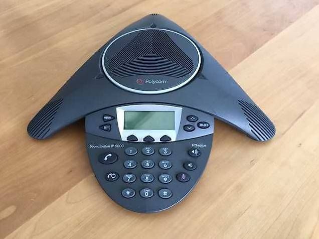 Telefoni: Téléphone SIP Polycom SoundStation IP 6000 – Usato da Villars-sur-Glâne venduto da Lekupf