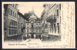 AK Porrentruy, Hotel de Ville, 1901