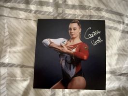 Foto Carina Kröll mit Unterschrift guter Zustand