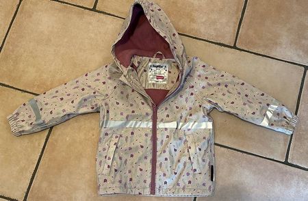 Gefütterte Regenjacke Gr. 98/104