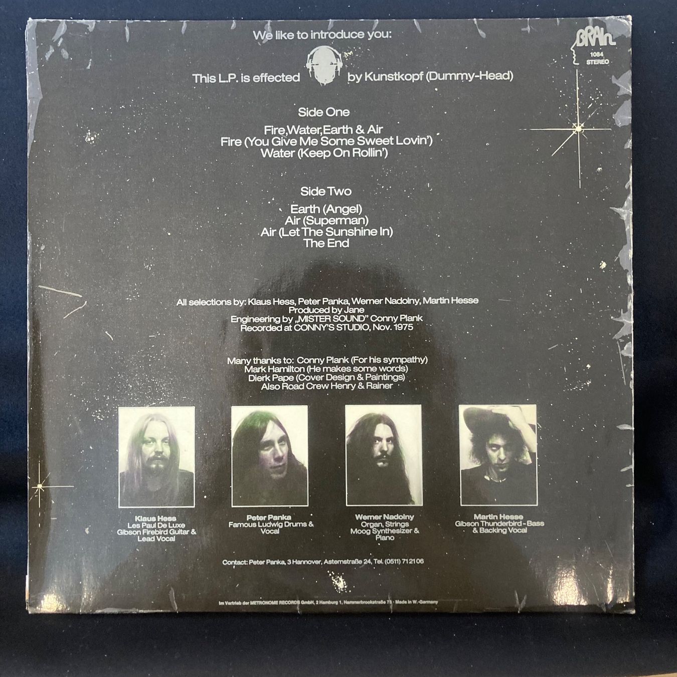 Dischi in vinile: Jane / Fire, Water, Earth & Air – Usato da St.Gallen venduto da Out-take 1