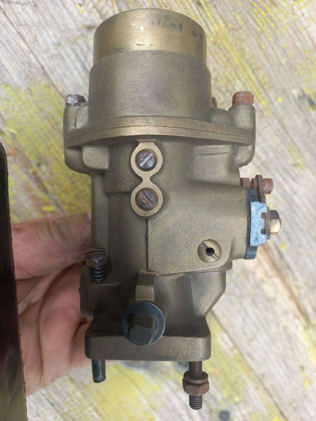 Tutti pezzi di ricambio auto: rarer Oldtimer Messing / Bronze Vergaser WEBER Tipo 30 DR3 – Usato da Dulliken venduto da Dullikenlerchclassic 2